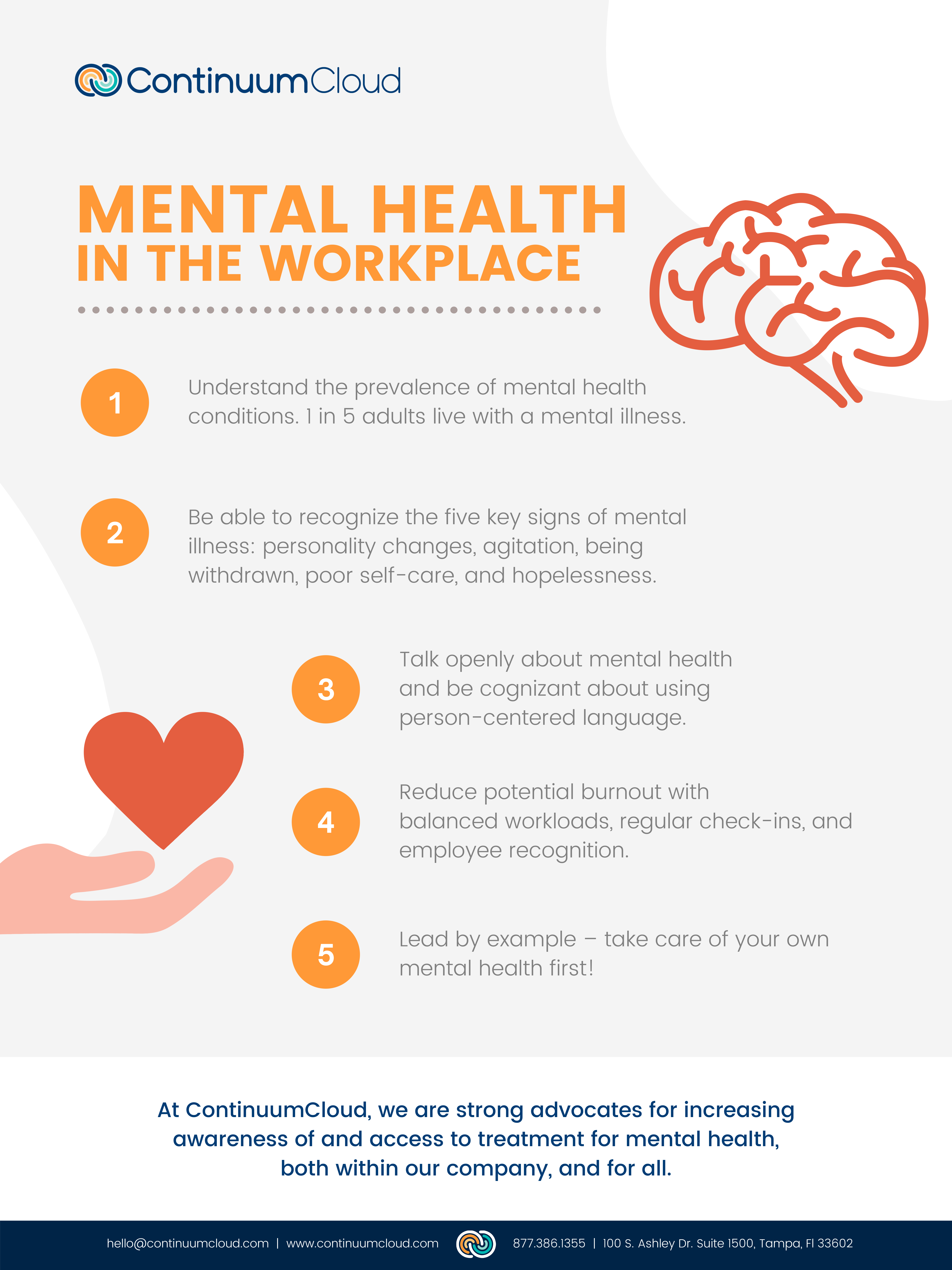 Mental Health in the Workplace | ContinuumCloud