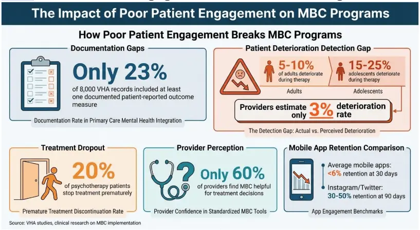 Why Measurement-Based Care Fails Without Patient Engagement
