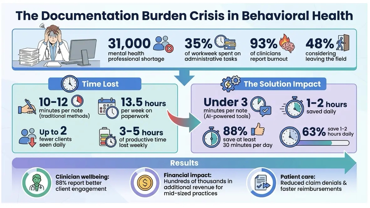 The Impact of Documentation Burden on Behavioral Health Providers