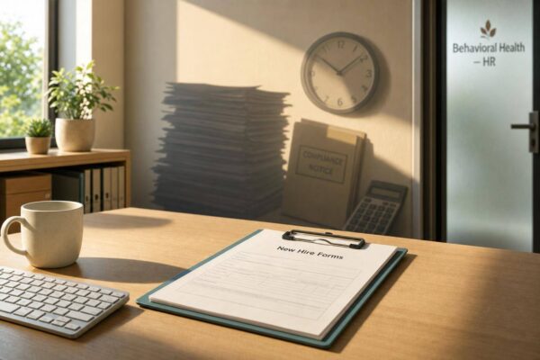 Manual HR processes in behavioral health