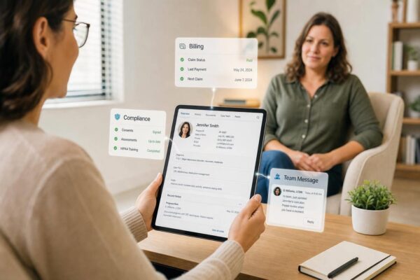 Modern behavioral health EHR clinical workflows